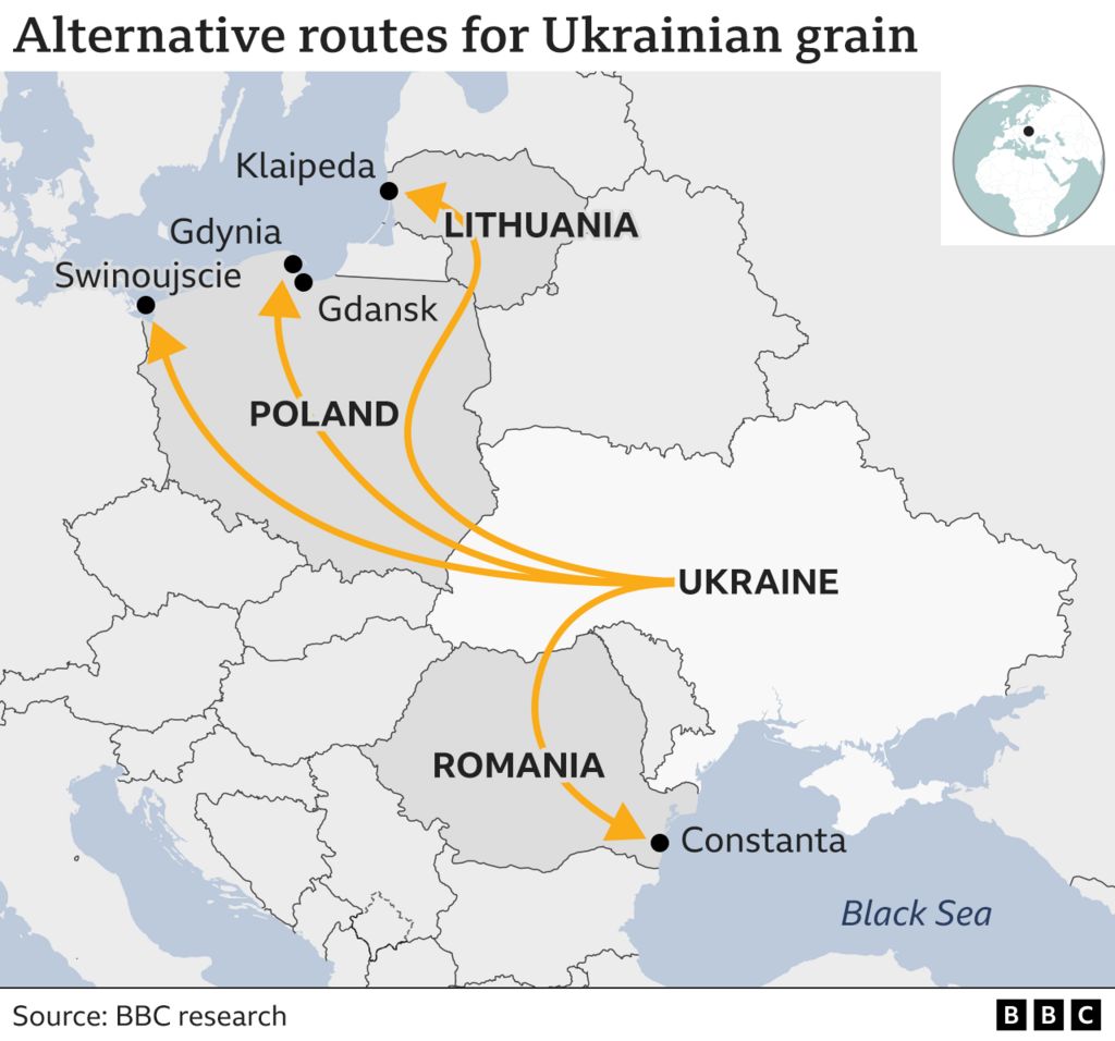 Ukraine Pursues Secret Grain Agreement with Poland Amid Export Crisis