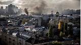 Kiev Enveloped in Smoke as Fires Rage for Second Day