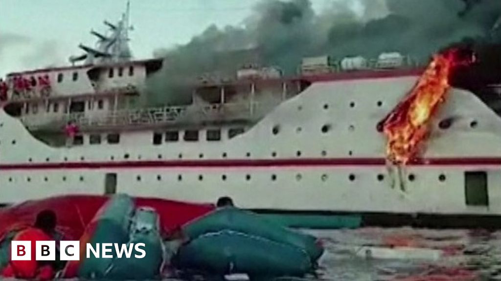 Indonesian Ferry Fire Claims Five Lives, 41 Missing Amid Ongoing Rescue Efforts