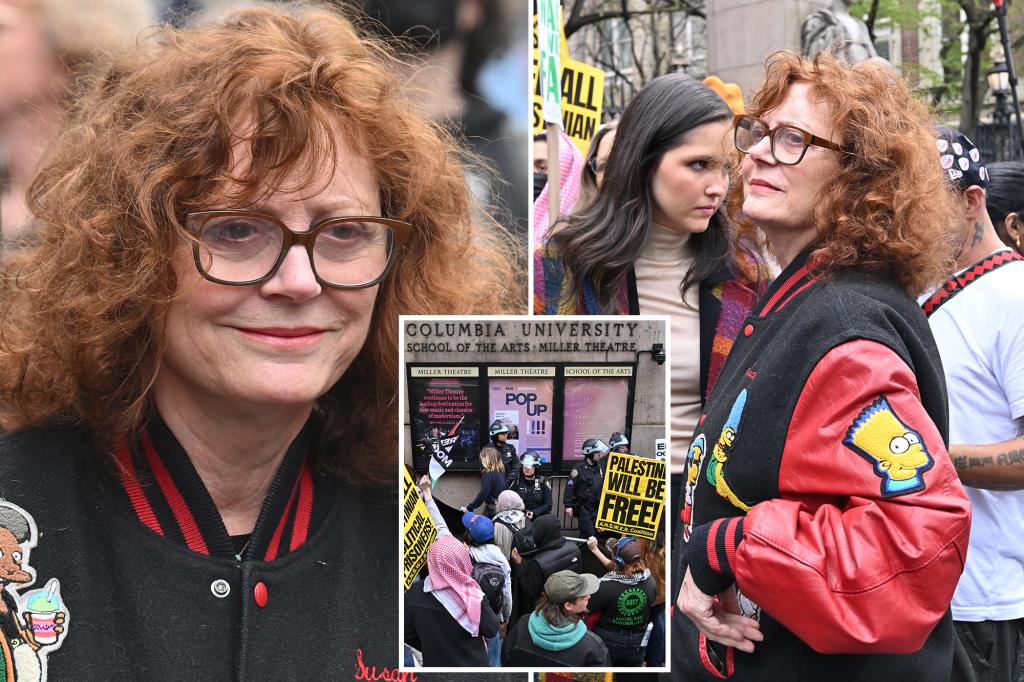 American Actresses Susan Sarandon and Hannah Einbinder Detained at Anti-Israel Rally in New York